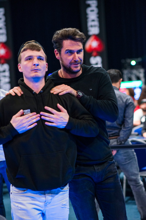 Josip Simunic & Krisztian Gyorgyi_2018 EPT Monte Carlo_Main Event_Day 5_Giron_8JG5558